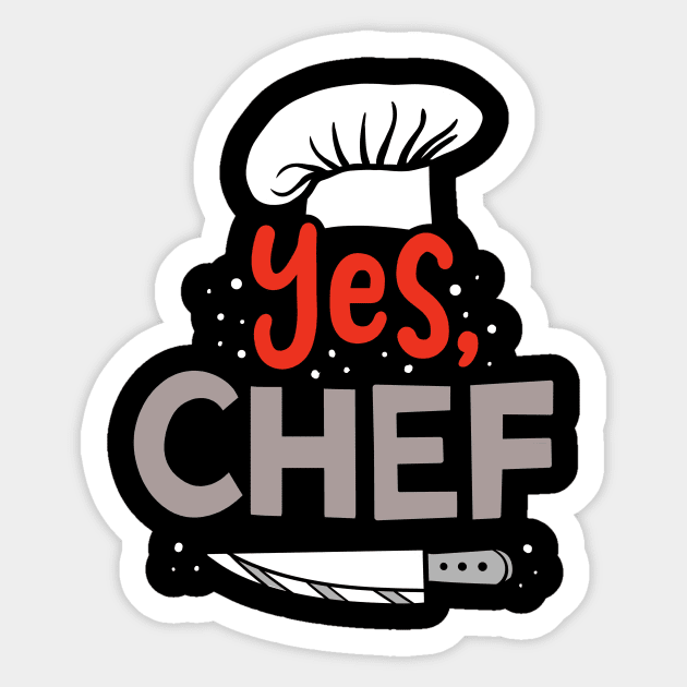 Chef Cook Cooking Culinary Sticker by KAWAIITEE